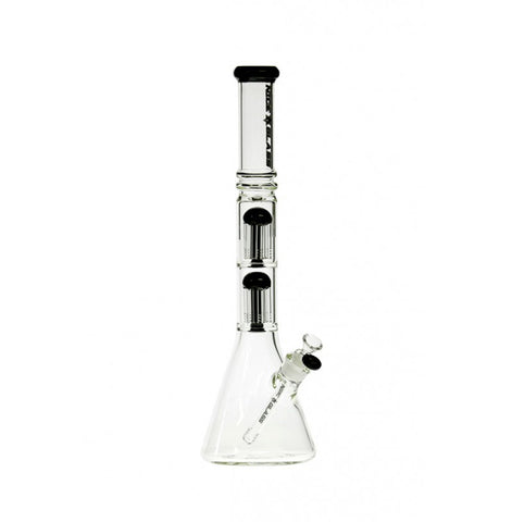381H S381 19 inch NICE GLASS Double 6-Arm Tree Beaker