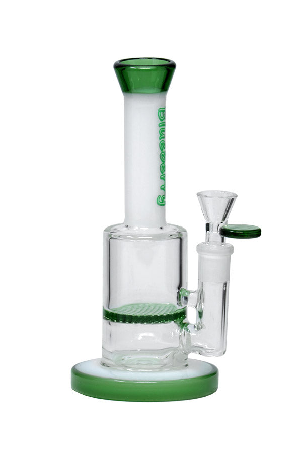3 86 |  S 386 8 -inch B LUEBERRY S olid N eck H oneycomb B ubbler