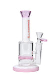 386.5 | S386 8-inch BLUEBERRY Solid Neck Honeycomb Bubbler