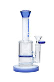 386.5 | S386 8-inch BLUEBERRY Solid Neck Honeycomb Bubbler