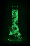 012 | ST012 13 inch 7mm NICE GLASS Glow-In-The-Dark Dragon