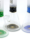 016 H | ST016 18 inch NICE GLASS Mandala Base Sandblasted Beaker