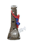 022 | ST022 12.5 inch NICE GLASS 3D-Wrap Spidey Beaker