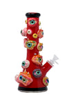 033H ST033 12.5 inch NICE GLASS 3D-Wrap Monster Eyes Beaker