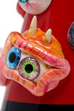 033H ST033 12.5 inch NICE GLASS 3D-Wrap Monster Eyes Beaker