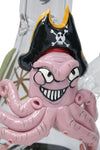 035 | ST035 12.5 NICE GLASS 3D-Wrap Octo-Pirate Beaker