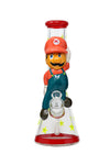 039.5 | ST039 12.5 inch NICE GLASS 3D Glow-In-The-Dark Mario Beaker