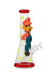 039.5 | ST039 12.5 inch NICE GLASS 3D Glow-In-The-Dark Mario Beaker