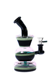 0001 | TX0001 9 inch NICE GLASS Round Base Showerhead Bubbler