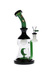 0006.5 | TX0006 11 inch NICE GLASS Lunar Double Perc Bubbler
