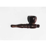 009.4 WD9 NICE GLASS WOODEN PIPE WD1004D
