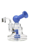 6002 | XL-6002 5.5 inch NICE GLASS Wide Base Showerhead Orb Rig