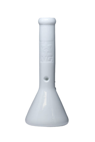 1301.5 | XS-1301D 13 inch NICE GLASS Light-Up White Ceramic Bong
