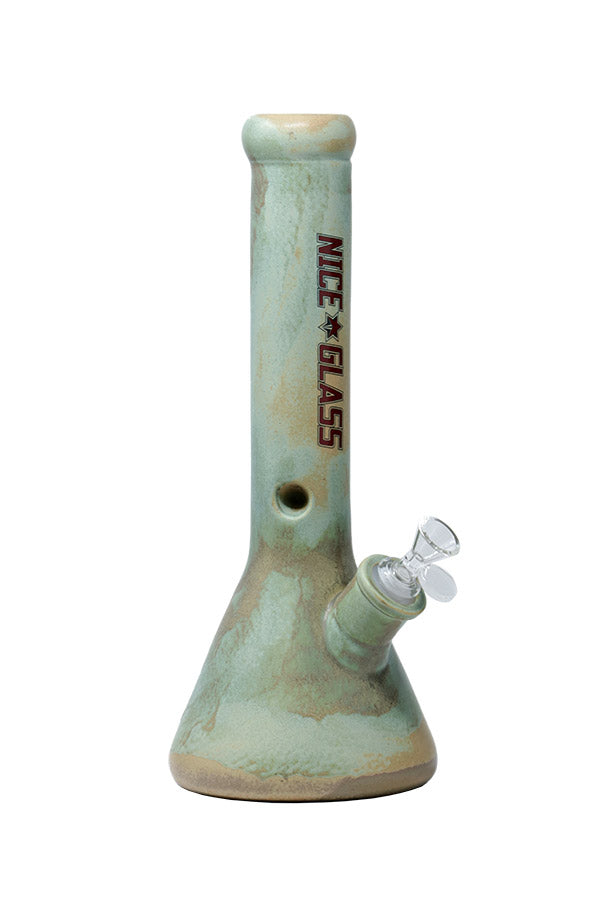 1 302 |  X S-1302G 1 3 i nch N ICE G LASS S tonework G reen C eramic B ong