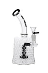575 | XY575 8.5 inch NICE GLASS Honeycomb Base Bubbler