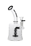 575 | XY575 8.5 inch NICE GLASS Honeycomb Base Bubbler