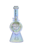 1176 | YN1176 7 inch NICE GLASS Iridescent Donut Butter