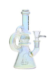 1176 | YN1176 7 inch NICE GLASS Iridescent Donut Butter