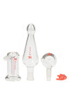615 | YN615 NICE GLASS Tornado Bubbler & Pipe Combo
