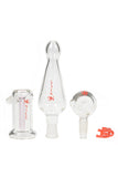 615 | YN615 NICE GLASS Tornado Bubbler & Pipe Combo