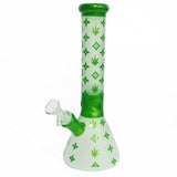 1875 10 inch Beaker green, Red, Purple Classic Beaker