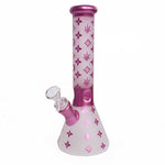 1875 10 inch Beaker green, Red, Purple Classic Beaker