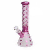 1875 10 inch Beaker green, Red, Purple Classic Beaker