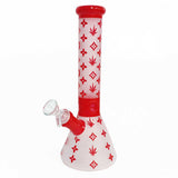 1875 10 inch Beaker green, Red, Purple Classic Beaker