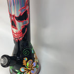 567 Fire skull 14” beaker
