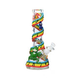 036.5 | ST036 12.5 inch NICE GLASS 3D-Wrap Rainbow Beaker