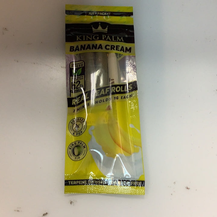 K ing p alm C ones-Banana C ream- M ini 2 pk