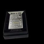 Two Tone on statin Chrome Zippo lighter