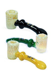 124.5 | YX124 5 inch NICE GLASS Flat Mouth Hammer Pipe