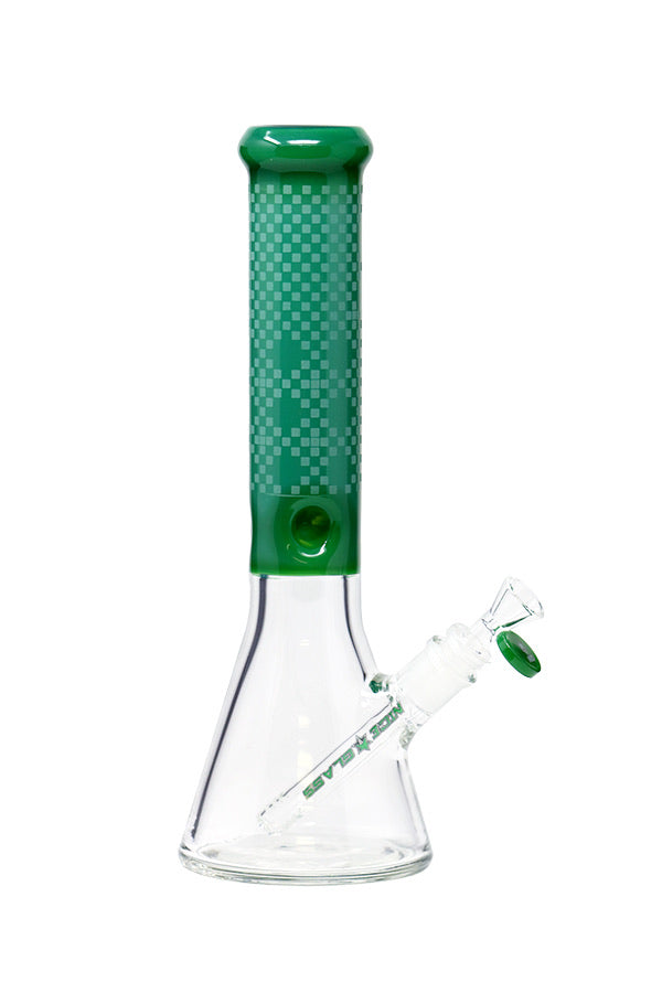 3 62 S 362 1 3-inch 7 mm N ICE G LASS S andblasted C hecks &  B ottom C olor T ube B eaker