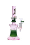 0013.5 | TX0013 9 inch NICE GLASS Glass Marble Showercap Bubbler