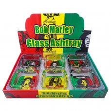 Square Bob Marley Ashtray x6