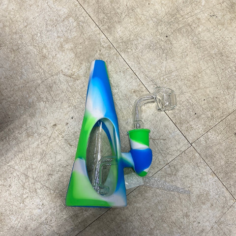 1049 Silicone oil rig with banger