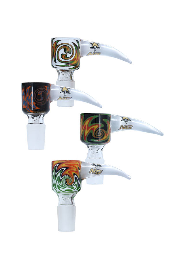8 051 |  N 8051 1 4mm L ong T ip W orked C olor B owl