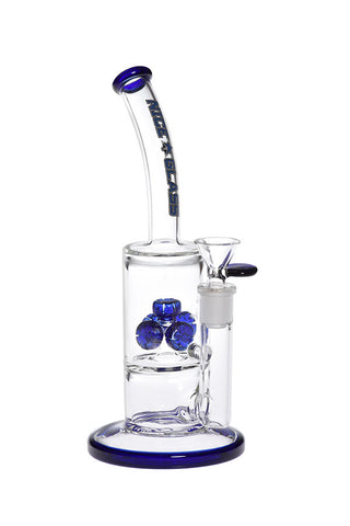 528.5 | XY528 10 inch NICE GLASS 5-Wheel Perc Bubbler