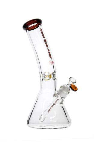 2407.4 | 240A-7B 12 inch 7mm NICE GLASS Bent Neck Beaker