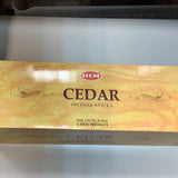 Cedar incense sticks by HEM