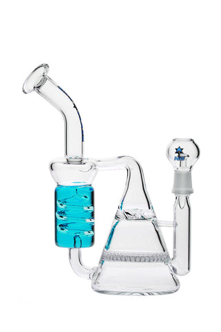 8006.5 | N8006 8 inch NICE GLASS Cyclone Honeycomb Glycerin Oiler