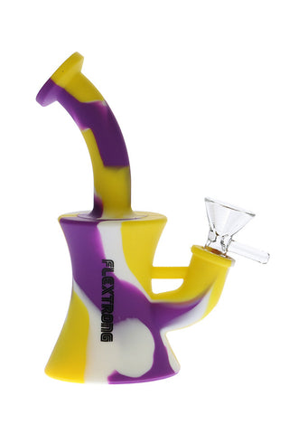 87.5 | WP-8 7 inch FLEXTRONG 2-Piece Slim Silicone Bubbler