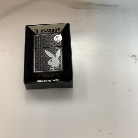 .2 Playboy logo on black matte Zippo lighter