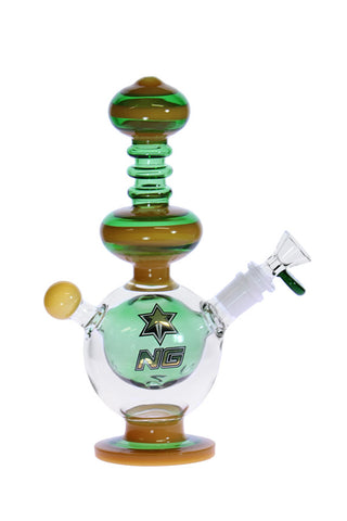 0003.5 | TX0003 10 inch NICE GLASS Large Ball Perc Bubbler