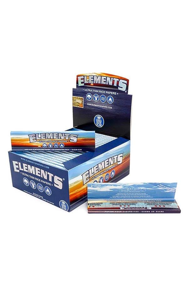 3 39 E lements U ltra T hin R ice P apers K ing S ize S lim