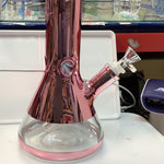 1617 12”Metallic  Beakerlce Catcher 7mm Color Tube Beaker