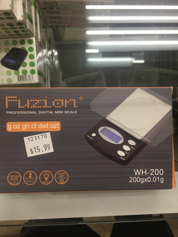 5620 Fuzion digital mini scale wh-200 200g x 0.01g