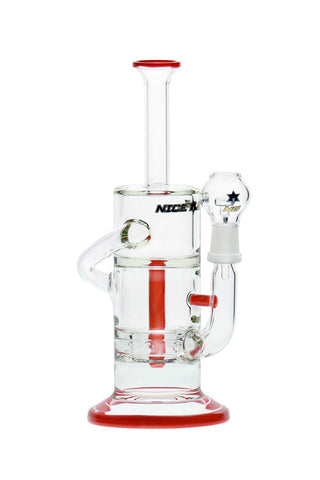 8014.5 | N8014M 9 inch NICE GLASS Unique Oil Rig/Recycler with North Star Glass