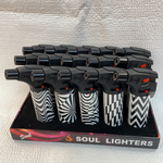 13917 LT0139BW 15pc Black & white Torch